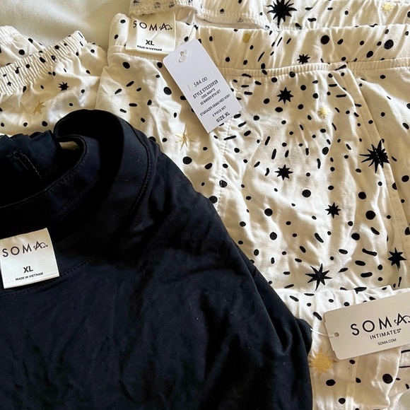 🌟 NWT - Soma Short Sleeve Pajama Set - XL - Picture 4 of 4